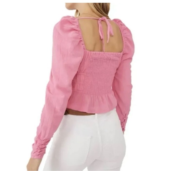 Free People pink aurora top - Picture 3 of 5